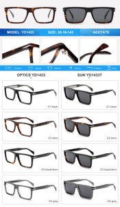 High Quality Polarized Square Sunglasses 2026 Unisex Sunglasses <b>Custom</b> Logo Designer <b>Acetate</b> Sunglasses - Product Image 4