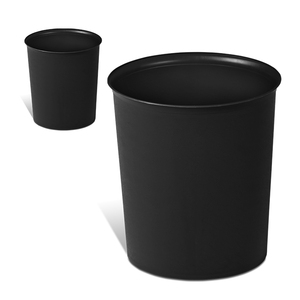 <strong>Black</strong> Guest Room Trash Can Household Flame Retardant Hotel Living Room Creative Fireproof <strong>Small</strong> Storage <strong>Bin</strong> Without Cover 8L - Product Image 6