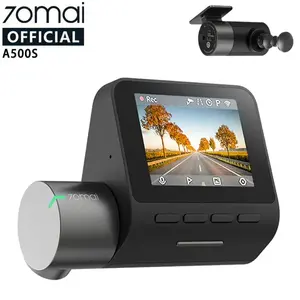مجموعة كاميرات السيارة الذكية من شاومي ميجيا واي بي 70mai GPS النسخة العالمية برو بلس + كاميرا لوحة العدادات مع كاميرا خلفية 70 ماي