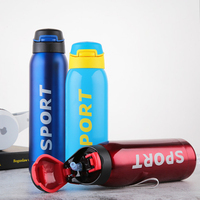 Thermos à vide moderne chauffant portable de luxe avec paillettes personnalisé 350 ml 500 ml