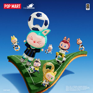 Popmart Officiel The MONSTERS Labubu WorldCup Série Ouvre-bouteille Aimant de Réfrigérateur Boîte Mystère Figurine d'Action Cadeau de Collection - Product Image 3