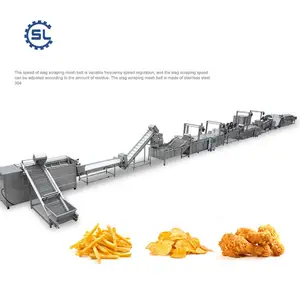 Industrie-ligne de production automatique de frites frites frites frites