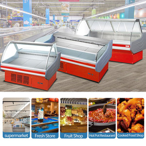 Thương mại đơn nhiệt độ điều khiển kỹ thuật số gà trưng bày thịt tươi tủ lạnh tủ lạnh đông lạnh - Product Image 1
