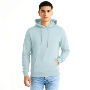 Best Price Men's Casual Winter Hooded <b>Sweatshirts</b> Breathable Solid Color 100% Cotton Plain Dyed with Custom Logo - Product Image 1