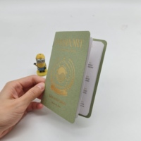 Carte d'invitation de mariage personnalisée de luxe en papier avec enveloppe de style passeport et ensemble d'enveloppes pour invitation de mariage