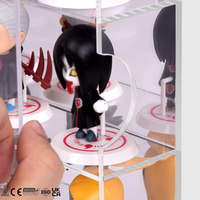 Étui en acrylique à 5 couches, mini Funk Pops, anti-poussière, transparent, support mural de rangement de bureau pour figurines d'action, objets de collection, présentoir