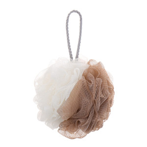 Bán Buôn Hai Màu Sắc Pe Lưới Tắm Tắm Bóng Cơ Thể Tắm Scrubber Tắm Hoa Quả Bóng - Product Image 3