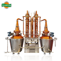 Whisky/Rhum/Vodka/ Gin/ Brandy/ Soju/ Sake1000L Petit pot de distillerie en cuivre rouge