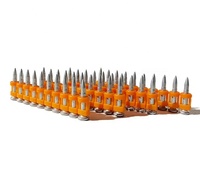 Clous en béton assemblés par bande en plastique 3.0/2.6x16-38mm produits de haute qualité goupilles d'entraînement HC6 clous clous de pile à combustible à gaz