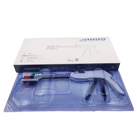 OSCAT Instrument vétérinaire : Agrafeuse-coupeuse courbée jetable pour la chirurgie digestive animale et la fermeture chirurgicale en clinique vétérinaire