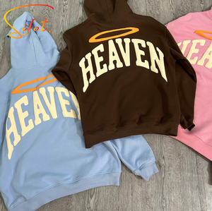 Sifot Vente en gros Broderie DTG Sweat-shirt à capuche en polyester surdimensionné personnalisé avec logo 450 g/m² Couverture Automne Écologique - Product Image 1