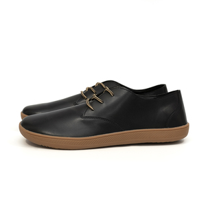 Chaussures habillées décontractées pour hommes, style Oxford à lacets, confortables, marron, à enfiler - Product Image 5