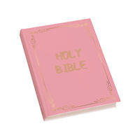 Prix de Gros Bible Rose Niveaux Saintes Bibles Louis Segond en Anglais pour Femmes