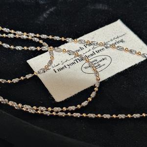 สร้อยคอจี้เงินแท้ S925 ประดับด้วยพลอยสีม่วงรูปหัวใจ ดีไซน์หวานละมุน สวยหรู ดูดี มีระดับ พร้อมสายโซ่ทองสำหรับใส่ที่ไหปลาร้า - Product Image 4