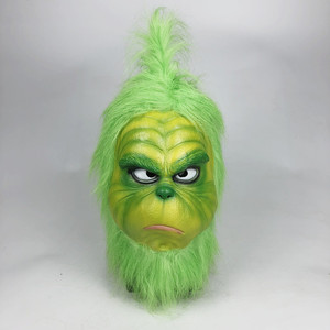 Ensemble de vêtements de Noël pour masque de monstre <span class=keywords><strong>Grinch</strong></span> aux cheveux verts de Noël - Product Image 3