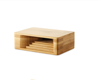 Support en bois pour haut-parleur de téléphone portable, amplificateur de son, support en bambou, support en bois