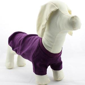 Vêtements en coton pour petits et grands chiens SongshanToys, t-shirt uni personnalisé avec logo, vêtements de luxe pour animaux de compagnie pour bouledogue français, <span class=keywords><strong>teckel</strong></span> - Product Image 6