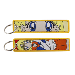 Llavero de tela bordado personalizado con 100 diseños de chicas sexys, de dibujos animados y anime, tipo Jet Tag para motocicleta, con parche bordado, juguete - Product Image 5