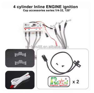 Rcexl CDI 4 Xi Lanh Inline động cơ đánh lửa cho NGK Me-8 90 độ hoặc 120 độ với hội trường cảm biến khung cho RC máy bay không người lái - Product Image 5