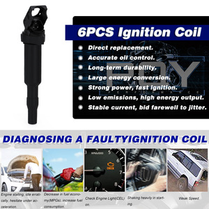 คอยล์จุดระเบิด 39.1 มม. สำหรับ BMW E81 F22 F23 E46 อะไหล่ทดแทน OIC01 - Product Image 3