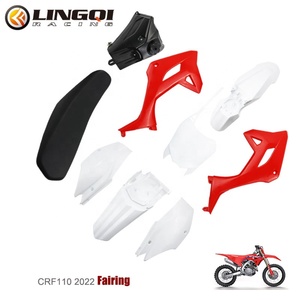 LING QI Moto Accessoires Carénage Corps Kits Ailes Garde-Boue Couverture pour Hond CRF110 2022 - Product Image 2