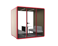 Cabine téléphonique de bureau amovible cabines vocales portables insonorisées cabines téléphoniques cabine d'enregistrement vocal cabine insonorisée