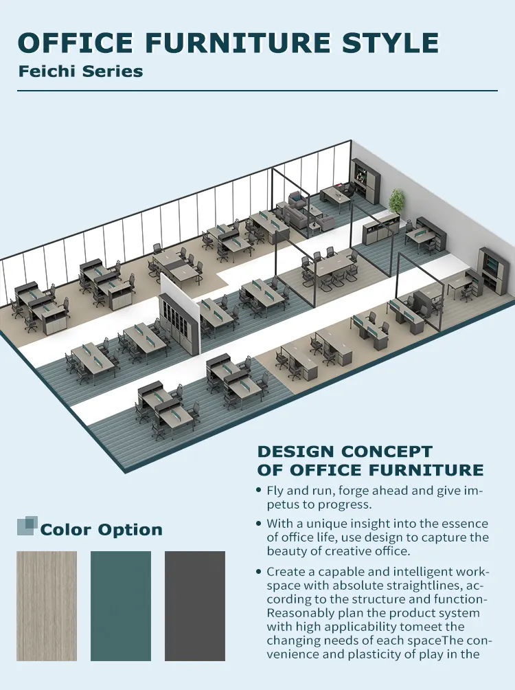 Zitai sang trọng Điều hành L hình dạng đồ nội thất văn phòng hiện đại quản lý bàn CEO văn phòng bàn Ông Chủ văn phòng bàn