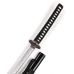 【セール】カスタマイズ可能 OEM 102cm 黒色 手作り 日本伝統武器 龍 サムライ 刀 本物の剣 - Product Image 3