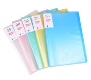 Carpeta de Presentación con Bolsillos Transparentes de Plástico, Carpeta de Archivos A4 con 10/30/40/60/80/100 Bolsillos para Documentos - Product Image 4