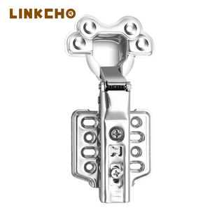 लिंक 304 स्टेनलेस स्टील हिंज 3.0 मोटी 12 छेद हाइड्रोलिक बफर नरम बंद बंद कर मौन अलमारी कैबिनेट दरवाजा तह हिंज - Product Image 2