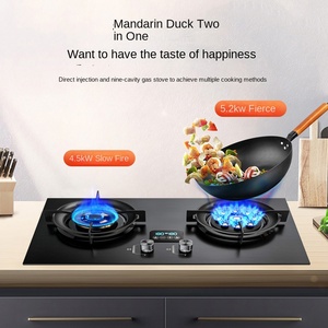 Estufa de Gas Doble de Acero Inoxidable de 10 mm de Espesor, Gas Natural, Temporizador, Antiobstrucción, Anticontaminación por Aceite, Eficiente Energéticamente - Product Image 3