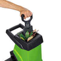 Broyeur de branches et de feuilles VERTAK Electrical 2500W, mini broyeur de bois, déchiqueteuse de branches, machine à broyer le bois