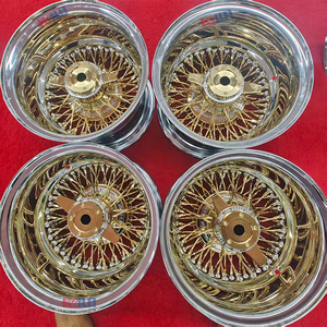 ล้อแม็กซ์โครเมียมแบบ Lowrider 14x7 Rev 72 ลายกากบาท 2 ซี่ - Product Image 6