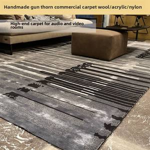 Moquette insonorisante à motif personnalisé pour salle de théâtre, diffusion en direct, avec caractéristiques d'absorption acoustique et d'absorption des chocs - Product Image 2