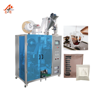 Machine d'emballage automatique de haute précision à moteur pneumatique pour sachets de café filtre à oreilles suspendues de 5g, avec remplissage d'azote