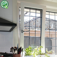 Ventanas de Aluminio Personalizadas para Comercios, Insonorizadas, con Certificación Australiana AS2047, Ventana Abatible y Giratoria con Protección Contra Insectos