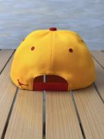 Gorra Snapback Deportiva Unisex con Logotipo Personalizado, Diseño de Leopardo, Bicolor Negro y Amarillo, Precio de Fábrica al por Mayor, Estructurada de 6 Paneles, Estilo Hip Hop y Béisbol