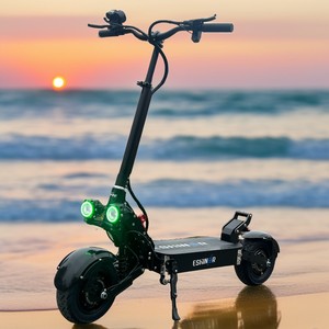 Geofought M7 Adult 11inch Street Tire Finger Throttle 90-120KM Long Range 60V 6000W Dual Motor Electric Folding Scooter - Product Image 1