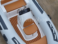 Bateau semi-rigide gonflable en Hypalon et fibre de verre, modèle RIB360C, certifié CE, pour plongeurs, fabriqué en usine depuis 20 ans, capacité 6 personnes.