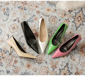 Sandales de travail sexy à talons hauts en cuir blanc premium 2026 pour femmes, à bout fermé, avec semelle intérieure en PU - Product Image 1