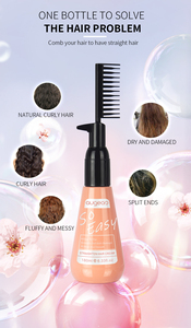 Produits capillaires à succès, crème lissante avec peigne, spray facile et doux, brillance, lissage permanent, crème lissante pour cheveux - Product Image 3