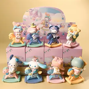 BD dibujos animados Anime caja ciega Kulomi Gachapon máquina muñeca Pokemoned constelación figura juguetes PVC ornamento