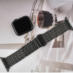 Fibbia magnetica Milanese cinturino ad anello per Apple Watch cinturino in acciaio inox per Apple Watch Ultra <span class=keywords><strong>2</strong></span> 49mm 45mm 46mm 42mm 38mm - Product Image 2