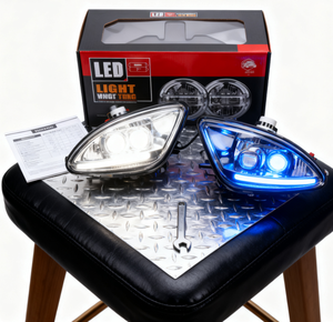 Faro a LED quadrato istantaneo da <span class=keywords><strong>7</strong></span> pollici KingKong per illuminazione immediata 6000K bianco freddo 2024 avvio rapido - Product Image 3