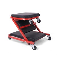 Chaise de réparation pliante 2-en-1/3-en-1 en forme de Z, 36 pouces, en cuir PU, best-seller transfrontalier pour atelier de réparation automobile