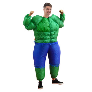 Figura de dibujos animados del <span class=keywords><strong>Hulk</strong></span> para Halloween con disfraz de una pieza para espectáculos de baile - atuendo de cosplay de anime - Product Image 4