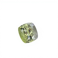 Piedra de Tanzanita Natural Certificada, Sin Calentar, de Color Bio, Corte Cuadrado Cojín, Excelente Color, Zoisita Natural, 2.25 Quilates, Limpia con Lupa