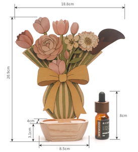 New Wood Flower Artificial Flower Botanical Collection Customized <b>Wooden</b> Preserved Flowers <b>Wooden</b> flower <b>for</b> Anniversary Gifts - Product Image 6