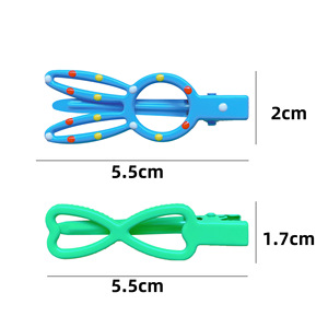 Estilo coreano nuevo en caja colorido punto pico de pato lindos Clips para niños oreja de conejo Internet celebridad accesorios para el cabello - Product Image 3
