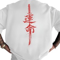 T-shirt Annshine Fashion pour homme, best-seller 2026, imprimé « Yes, Sir », en pur coton, à manches courtes